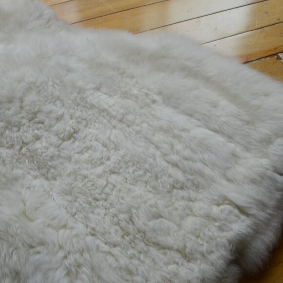 PLUSH Ueilam Vintage Alpaca Fur Vest Size L - Picture 15 of 16